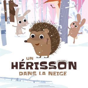 UN HÉRISSON DANS LA NEIGE